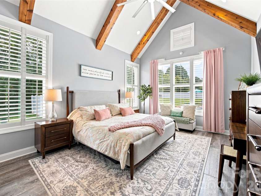 116 Burley Drive, Mooresville, NC 28115.  MLS# CAR4402820, YatesRealty ID 50204. Primary Bedroom Main level