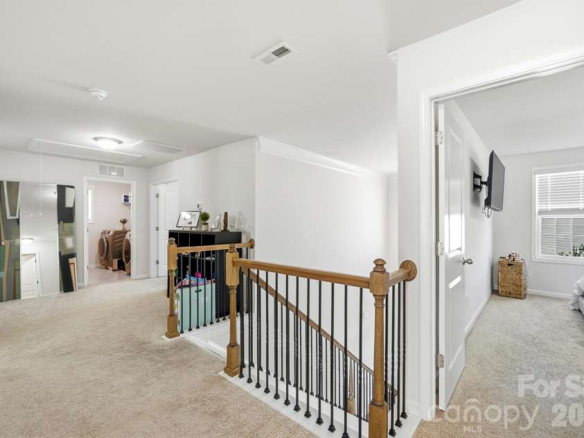 6013 Redwood Pine Road, Concord, NC 28027.  MLS# CAR4416660, YatesRealty ID 50208. 2nd floor landing