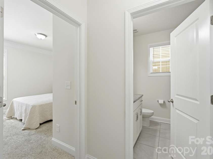 6013 Redwood Pine Road, Concord, NC 28027.  MLS# CAR4416660, YatesRealty ID 50208. Guest suite hallway