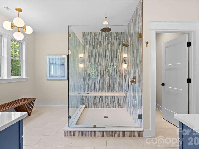 2511 Tower Court, Charlotte, NC 28209.  MLS# CAR4415814, YatesRealty ID 50224. Massive primary bathroom
