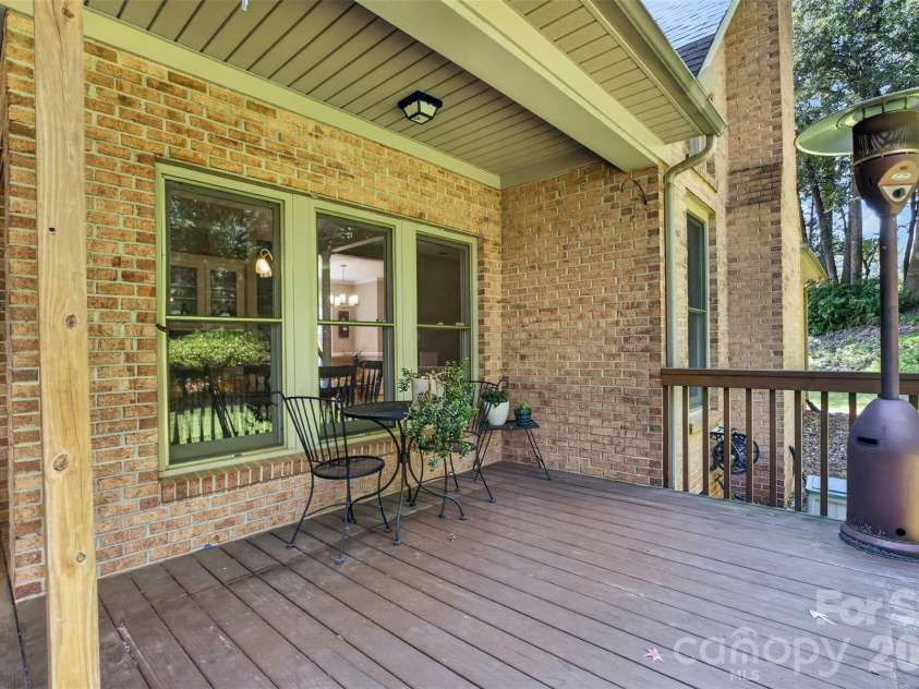 2000 Shadwell Court, Gastonia, NC 28056.  MLS# CAR4422800, YatesRealty ID 50234. Partially Covered Deck