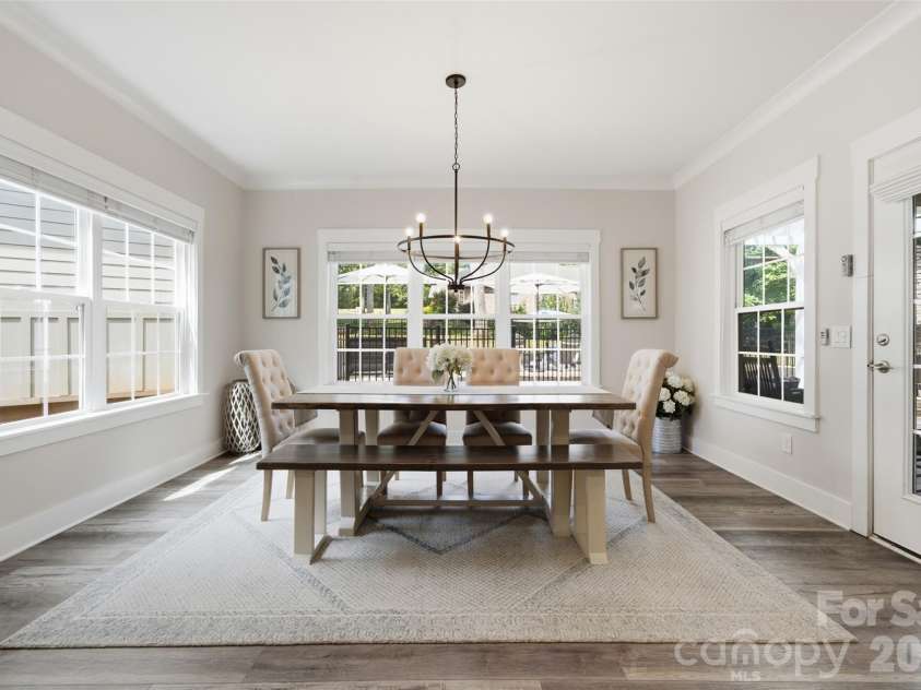 1525 Cranwell Drive, Mt Ulla, NC 28125.  MLS# CAR4422848, YatesRealty ID 50237. Dining Room/ Sunroom