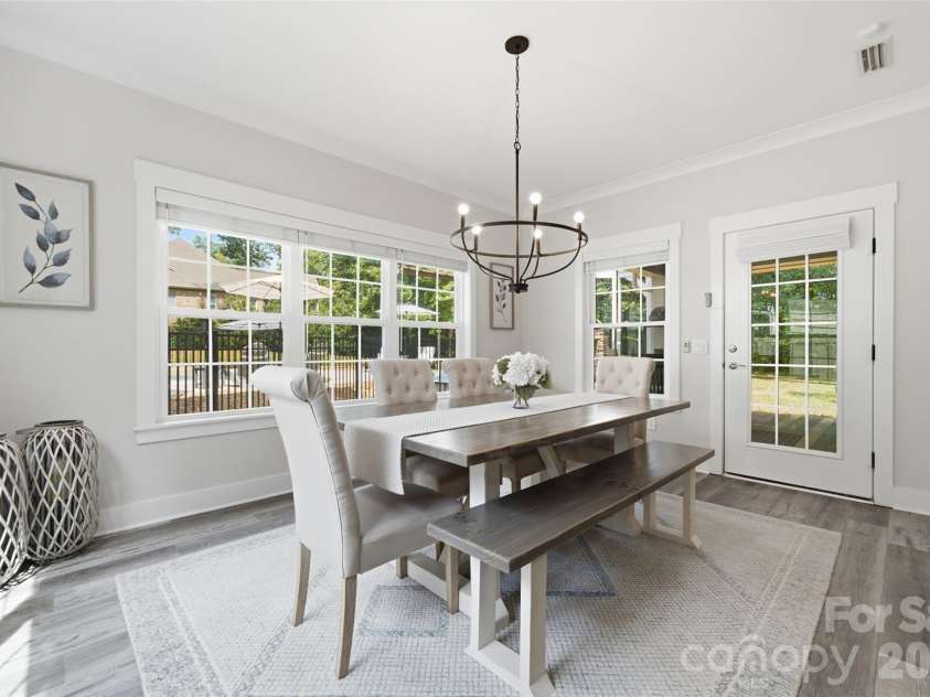 1525 Cranwell Drive, Mt Ulla, NC 28125.  MLS# CAR4422848, YatesRealty ID 50237. Dining Room/ Sunroom