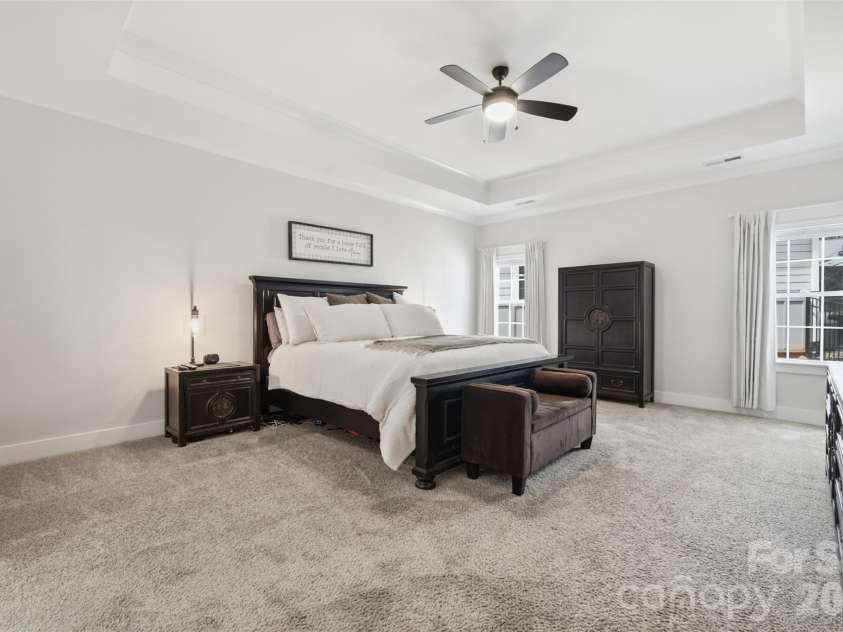 1525 Cranwell Drive, Mt Ulla, NC 28125.  MLS# CAR4422848, YatesRealty ID 50237. Primary Bedroom