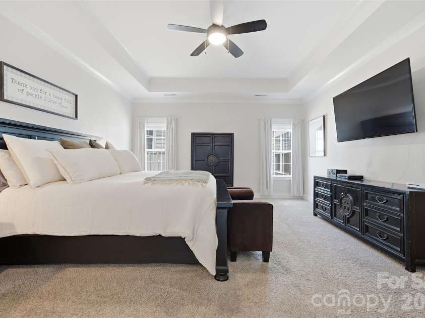 1525 Cranwell Drive, Mt Ulla, NC 28125.  MLS# CAR4422848, YatesRealty ID 50237. Primary Bedroom