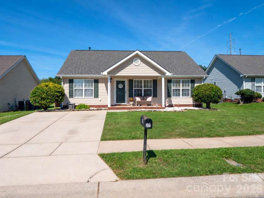 311 Dexter Place, Monroe, NC 28110.  MLS# CAR4422839, YatesRealty ID 50240. 