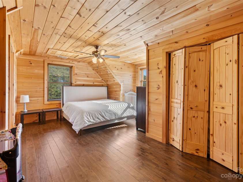 1642 Smith Waldrop Road, Mill Spring, NC 28756.  MLS# CAR4089037, YatesRealty ID 5025. 2nd Floor Bedroom Suite