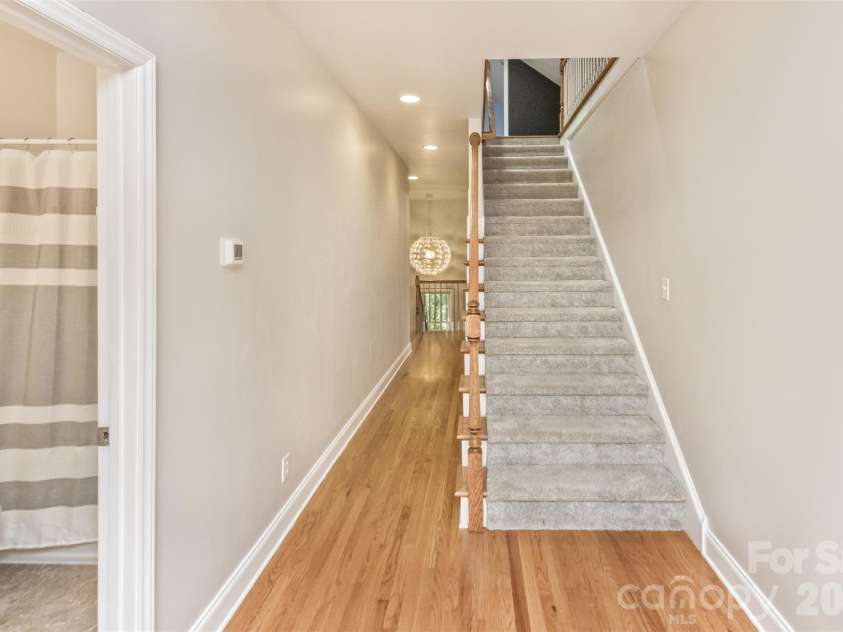 113 Ballantree Drive, Asheville, NC 28803.  MLS# CAR4417051, YatesRealty ID 50269. Stairs to third level