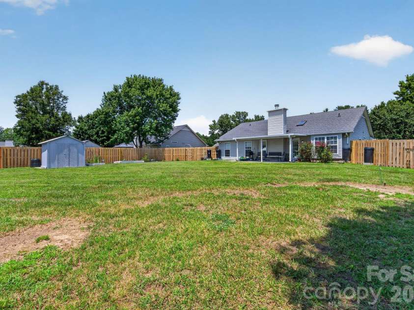 906 Woodhill Drive, Fletcher, NC 28732.  MLS# CAR4404575, YatesRealty ID 50283. Fully Fenced Backyard