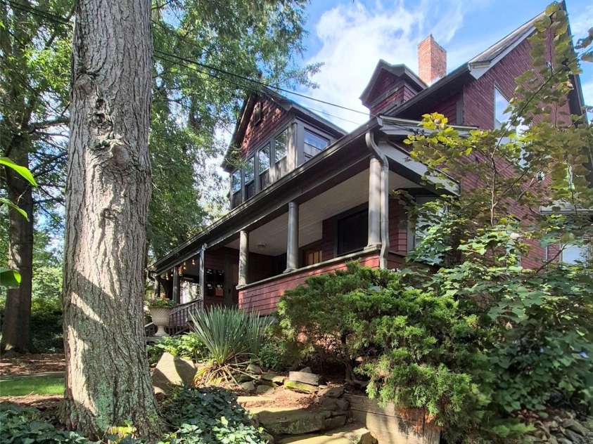 41 Panola Street, Asheville, NC 28801.  MLS# CAR4406063, YatesRealty ID 50287. Stone steps from driveway