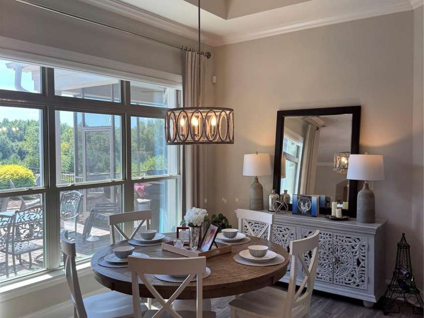 9065 Treetop Way, Concord, NC 28027.  MLS# CAR4423266, YatesRealty ID 50288. Dining with tray ceiling