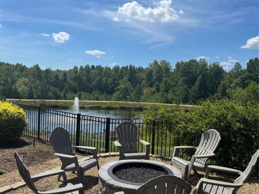 9065 Treetop Way, Concord, NC 28027.  MLS# CAR4423266, YatesRealty ID 50288. Gas fire pit
