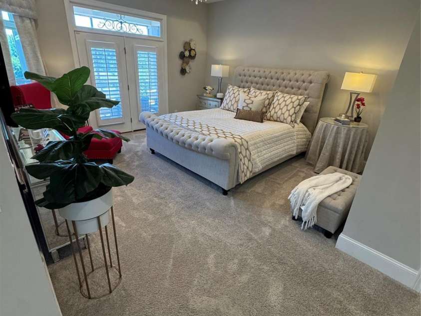 9065 Treetop Way, Concord, NC 28027.  MLS# CAR4423266, YatesRealty ID 50288. Primary Suite with tray ceiling