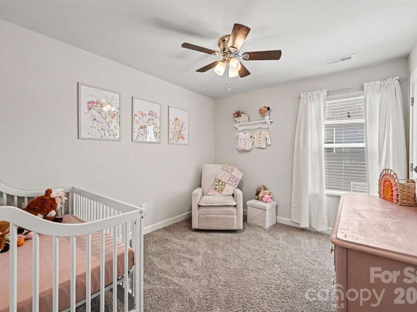 408 Luna Lane, Shelby, NC 28152.  MLS# CAR4422563, YatesRealty ID 50305. Second bedroom upstairs