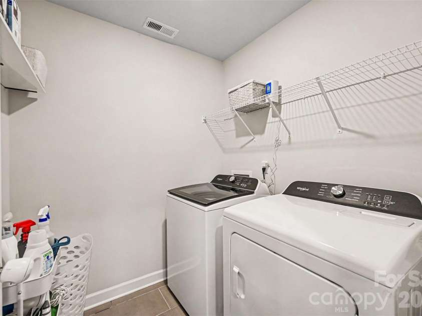 408 Luna Lane, Shelby, NC 28152.  MLS# CAR4422563, YatesRealty ID 50305. The laundry room is conveniently located on the second level.