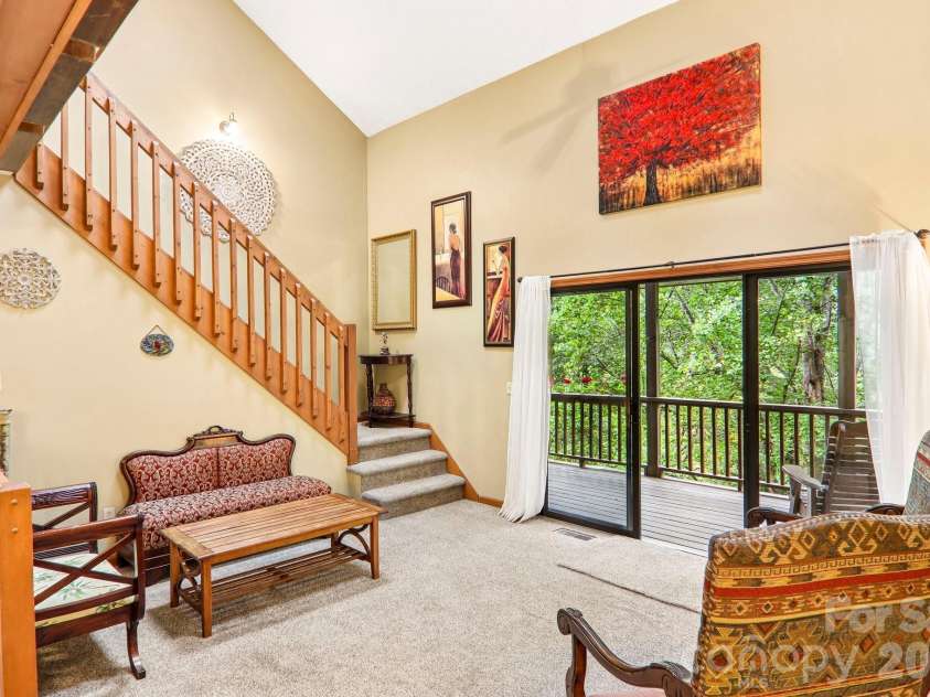 36 Nicholas Lane, Maggie Valley, NC 28751.  MLS# CAR4422932, YatesRealty ID 50311. Front room