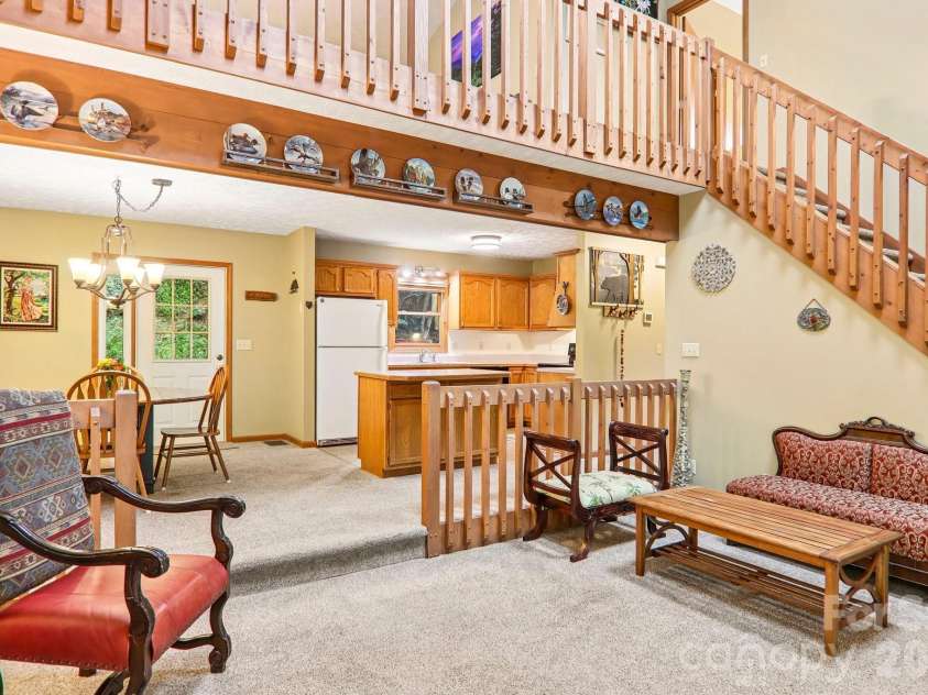 36 Nicholas Lane, Maggie Valley, NC 28751.  MLS# CAR4422932, YatesRealty ID 50311. Front room