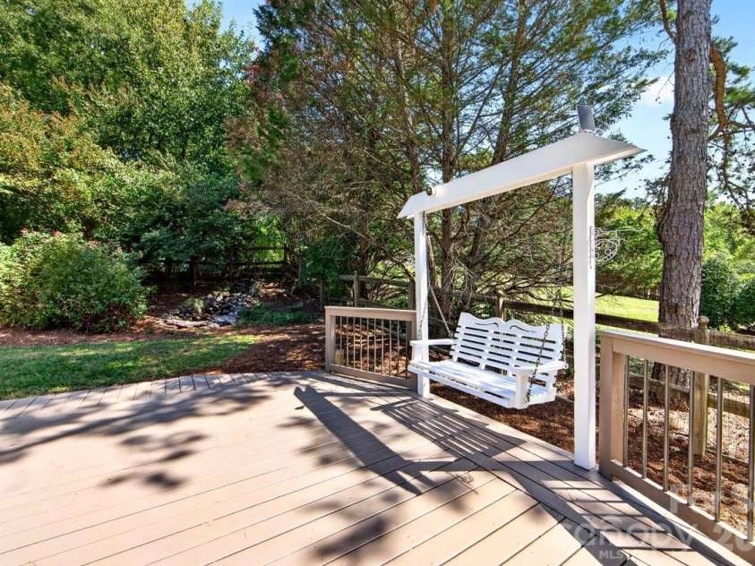2901 Firewood Drive, Matthews, NC 28105.  MLS# CAR4422763, YatesRealty ID 50324. Just look at this inviting swing!