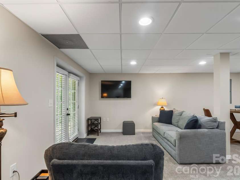 85 Trellis Drive, Nebo, NC 28761.  MLS# CAR4422991, YatesRealty ID 50327. Basement Living Area