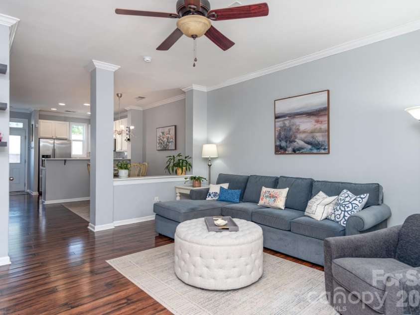 19911 Lamp Lighters Way, Cornelius, NC 28031.  MLS# CAR4422765, YatesRealty ID 50338. Living room