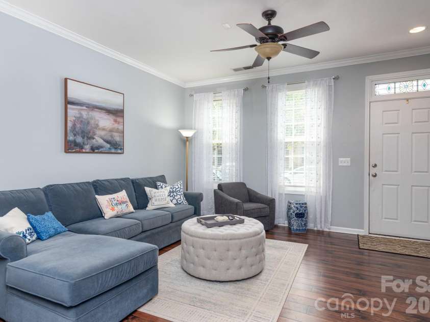 19911 Lamp Lighters Way, Cornelius, NC 28031.  MLS# CAR4422765, YatesRealty ID 50338. Living room