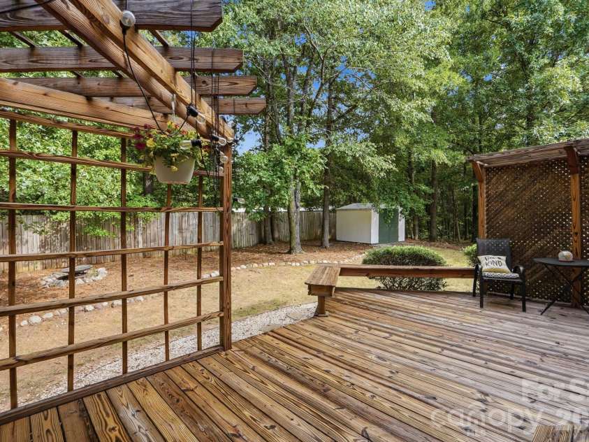 7202 Red Bush Court, Indian Trail, NC 28079.  MLS# CAR4417743, YatesRealty ID 50359. Deck