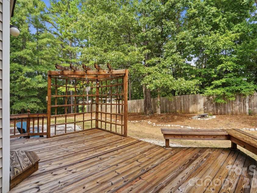 7202 Red Bush Court, Indian Trail, NC 28079.  MLS# CAR4417743, YatesRealty ID 50359. Deck