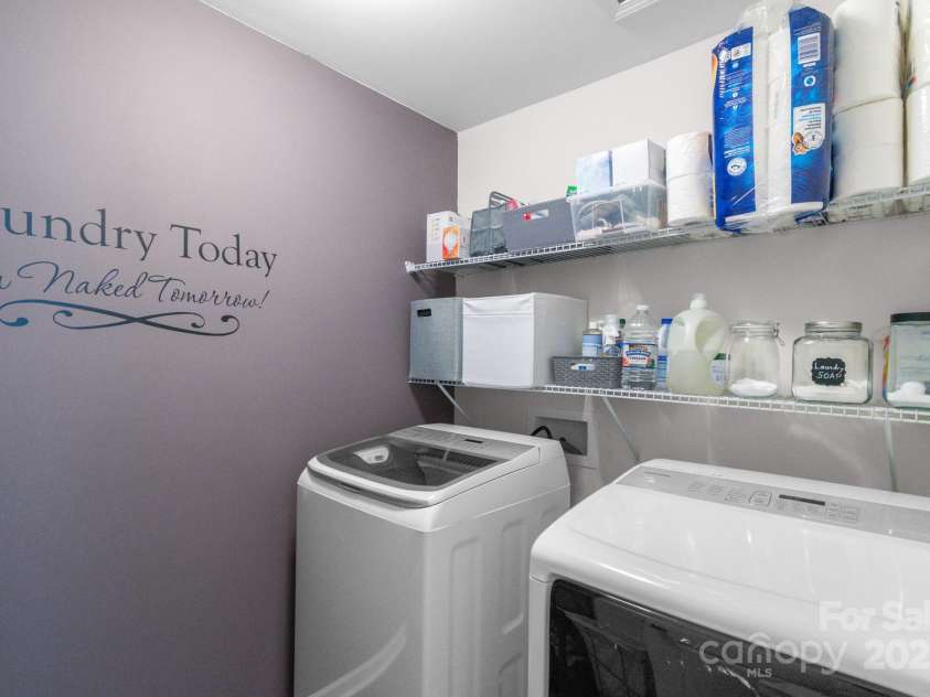8028 Tricia Pointe Place, Indian Land, SC 29707.  MLS# CAR4225743, YatesRealty ID 5036. Laundry room upstairs