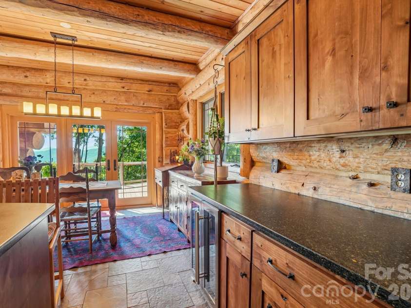 476 Waterford Drive, Maggie Valley, NC 28751.  MLS# CAR4423224, YatesRealty ID 50368. View from the kitchen