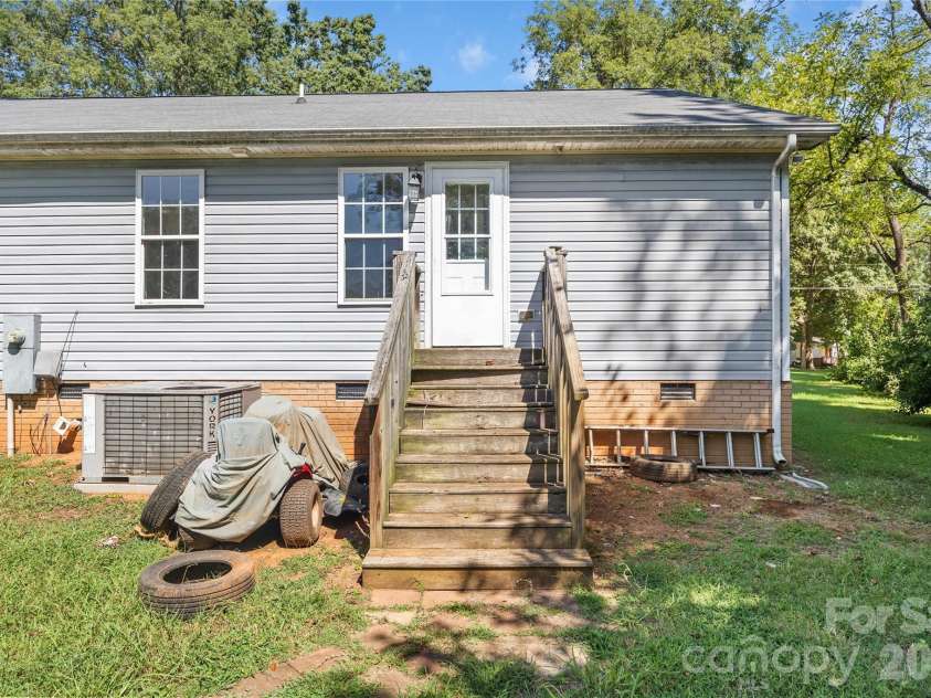 802 Shaver Street, Salisbury, NC 28144.  MLS# CAR4422607, YatesRealty ID 50388. Rear View