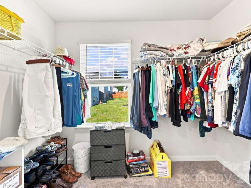 16 Madelyn Drive, Clyde, NC 28721.  MLS# CAR4423396, YatesRealty ID 50393. Master Bedroom closet