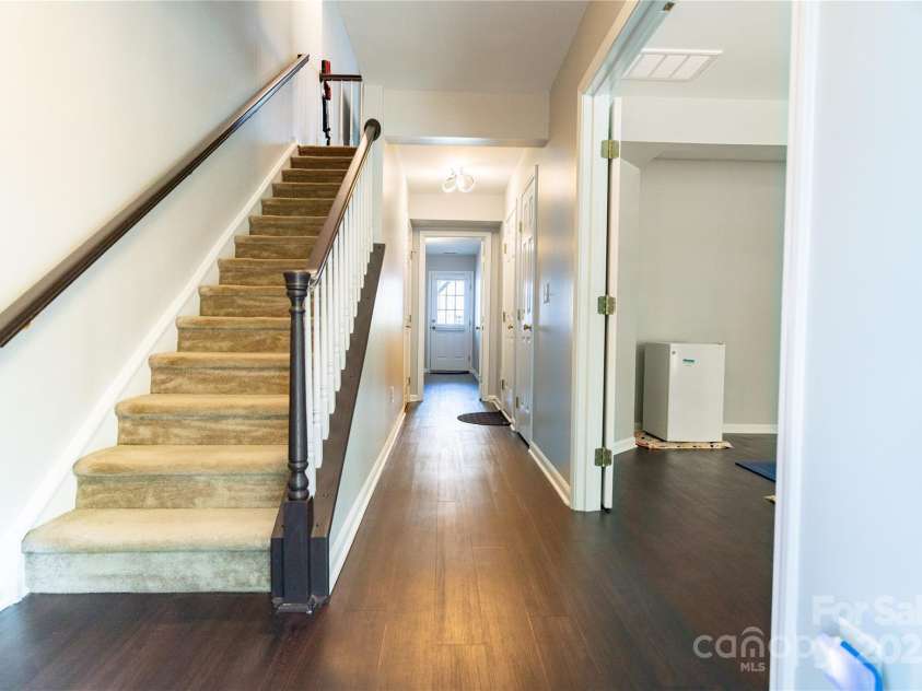 9511 Lina Ardrey Lane, Charlotte, NC 28277.  MLS# CAR4269974, YatesRealty ID 504. View from front door on main level