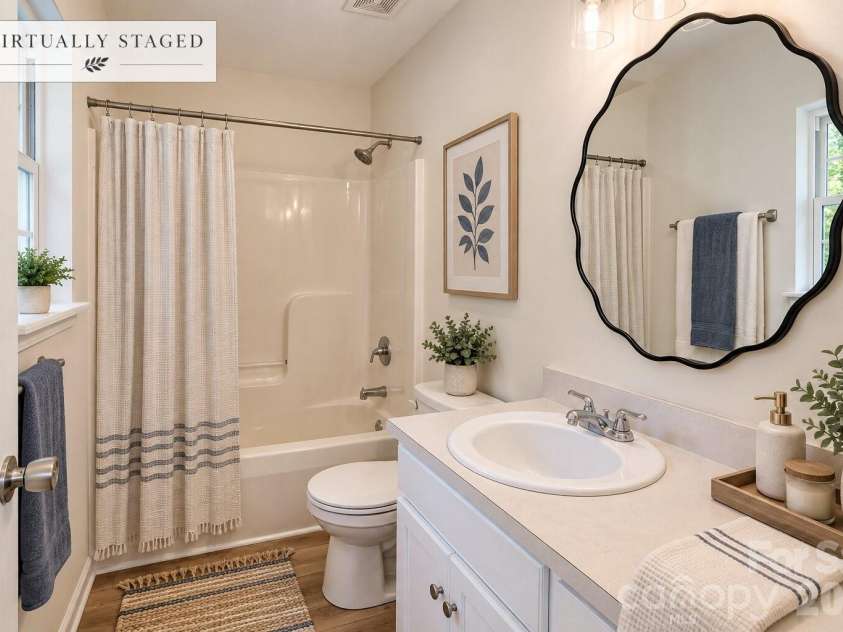 1209 Moss Acres Court, Kannapolis, NC 28081.  MLS# CAR4423583, YatesRealty ID 50400. Primary Bath *AI-enhanced