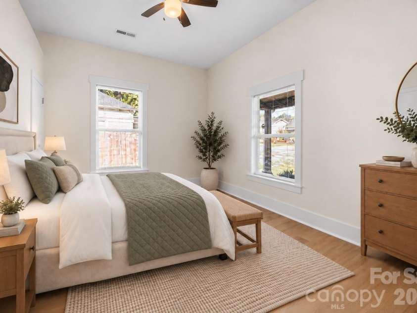 4309 Hovis Road, Charlotte, NC 28208.  MLS# CAR4420478, YatesRealty ID 50467. Bedroom 3 - Virtually Staged