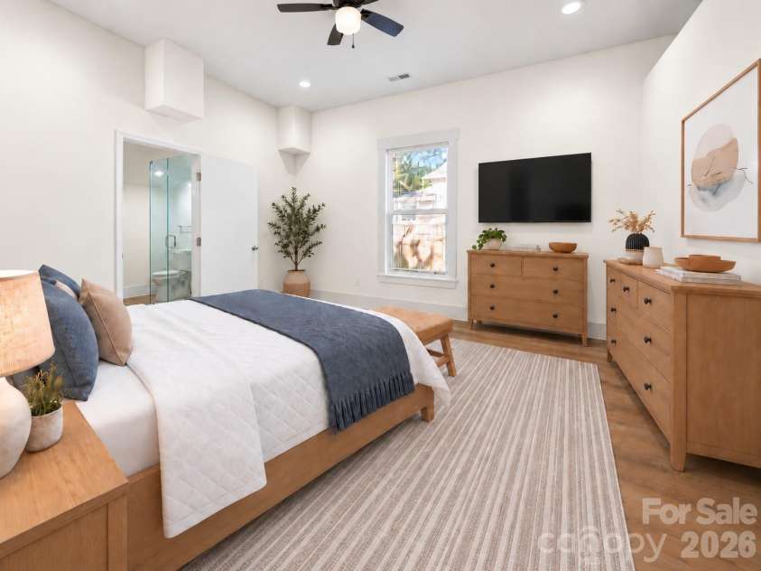 4309 Hovis Road, Charlotte, NC 28208.  MLS# CAR4420478, YatesRealty ID 50467. Primary Bedroom - Virtually Staged