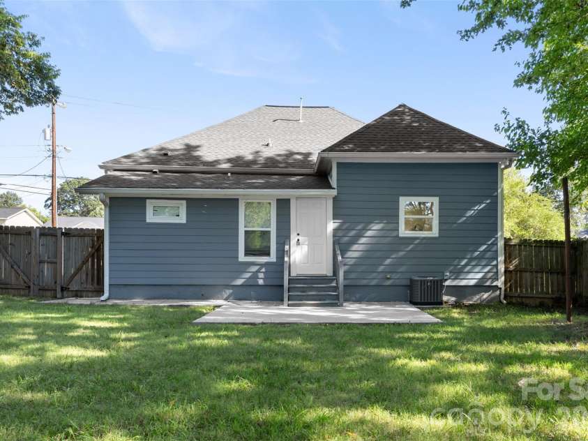 4309 Hovis Road, Charlotte, NC 28208.  MLS# CAR4420478, YatesRealty ID 50467. Rear Exterior