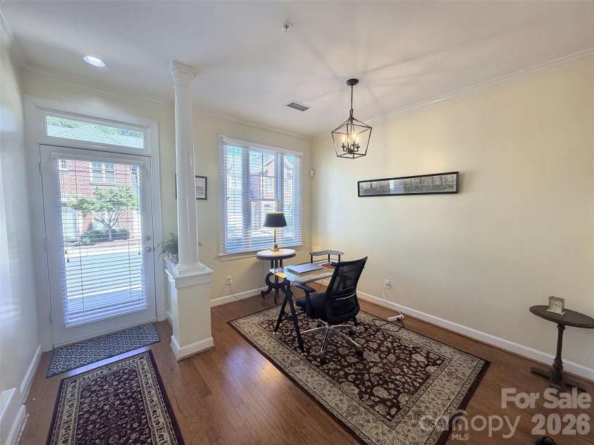 968 Park Slope Drive, Charlotte, NC 28209.  MLS# CAR4420864, YatesRealty ID 50468. Entrance/Dining/Den