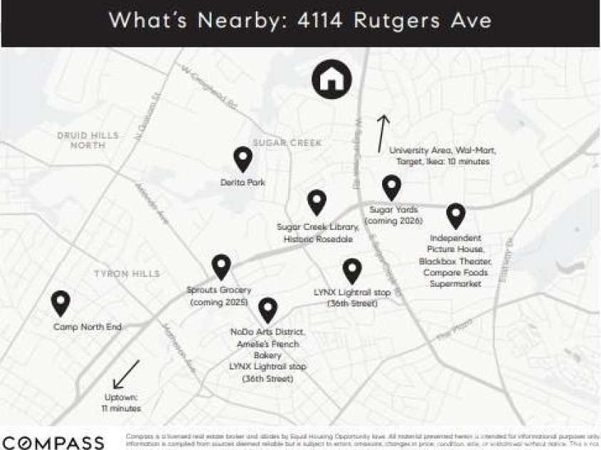 4114 Rutgers Avenue, Charlotte, NC 28206.  MLS# CAR4423213, YatesRealty ID 50502. 