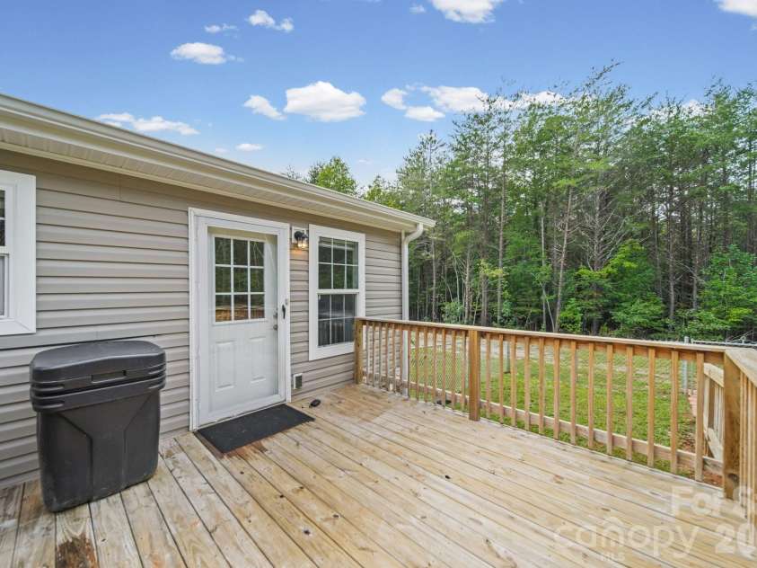 5756 Zion Hill Drive, Lawndale, NC 28090.  MLS# CAR4422782, YatesRealty ID 50508. Back deck