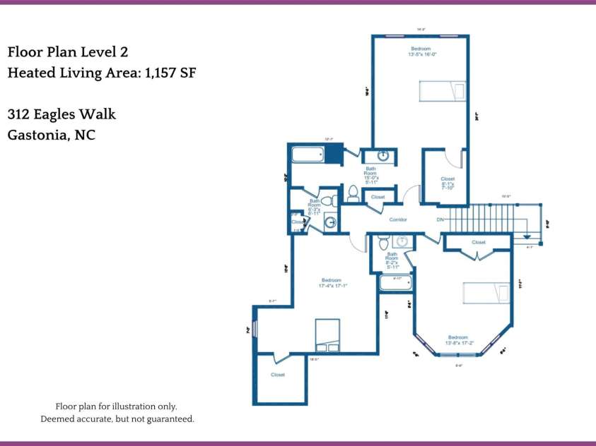 312 Eagles Walk, Gastonia, NC 28056.  MLS# CAR4421205, YatesRealty ID 50520. 