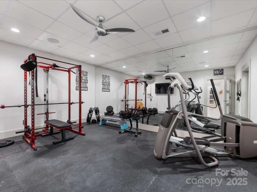 172 Tuckertown Road, New London, NC 28127.  MLS# CAR4215273, YatesRealty ID 5053. Fitness Room