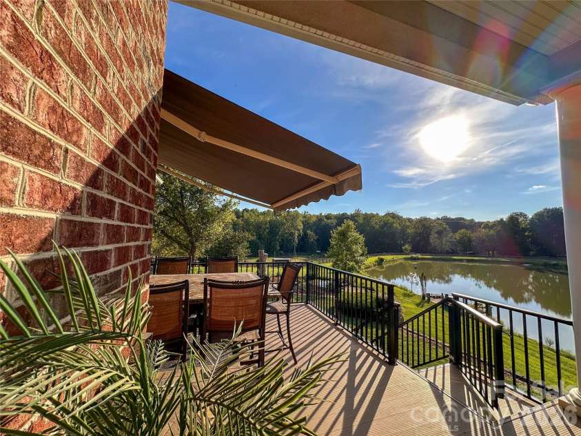 2985 Bradshaw Road, Mooresville, NC 28115.  MLS# CAR4417280, YatesRealty ID 50532. View from the lower covered deck