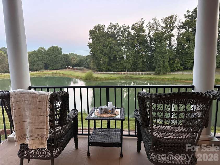 2985 Bradshaw Road, Mooresville, NC 28115.  MLS# CAR4417280, YatesRealty ID 50532. Your view from the upper deck