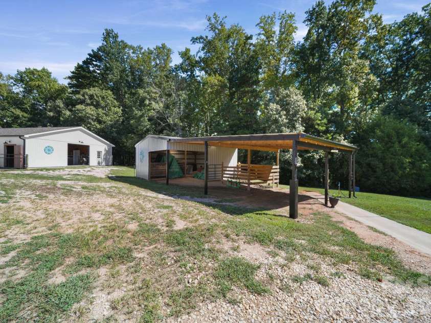 4035 Daugherty Road, China Grove, NC 28023.  MLS# CAR4417905, YatesRealty ID 50534. 24x54 storage barn