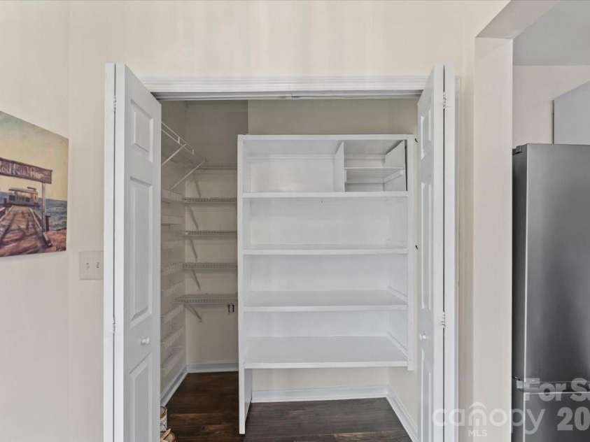 305 Linestowe Drive, Belmont, NC 28012.  MLS# CAR4355953, YatesRealty ID 5054. Large pantry closet