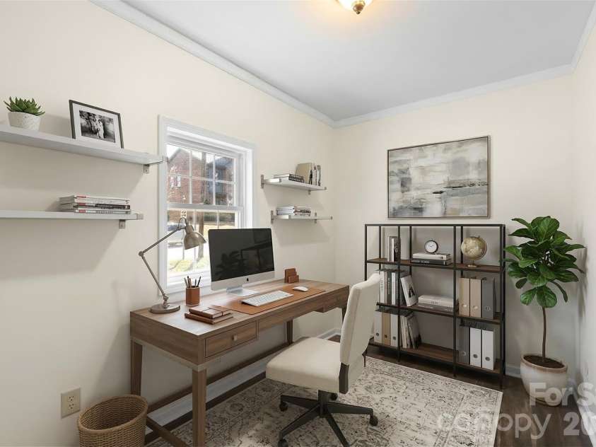 305 Linestowe Drive, Belmont, NC 28012.  MLS# CAR4355953, YatesRealty ID 5054. Office space off primary BR -virtual stage