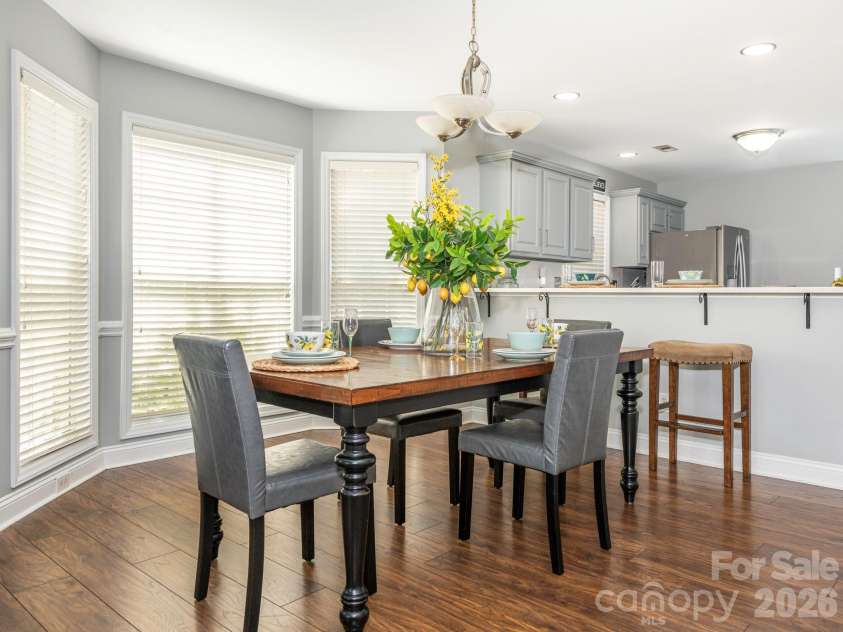 3401 Continental Drive, Monroe, NC 28110.  MLS# CAR4420024, YatesRealty ID 50540. Natural light pours into the home