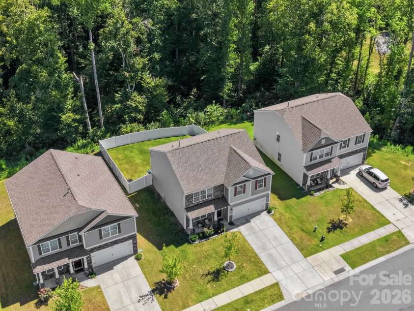 6204 Ellimar Field Lane, Charlotte, NC 28215.  MLS# CAR4422210, YatesRealty ID 50545. Ariel View