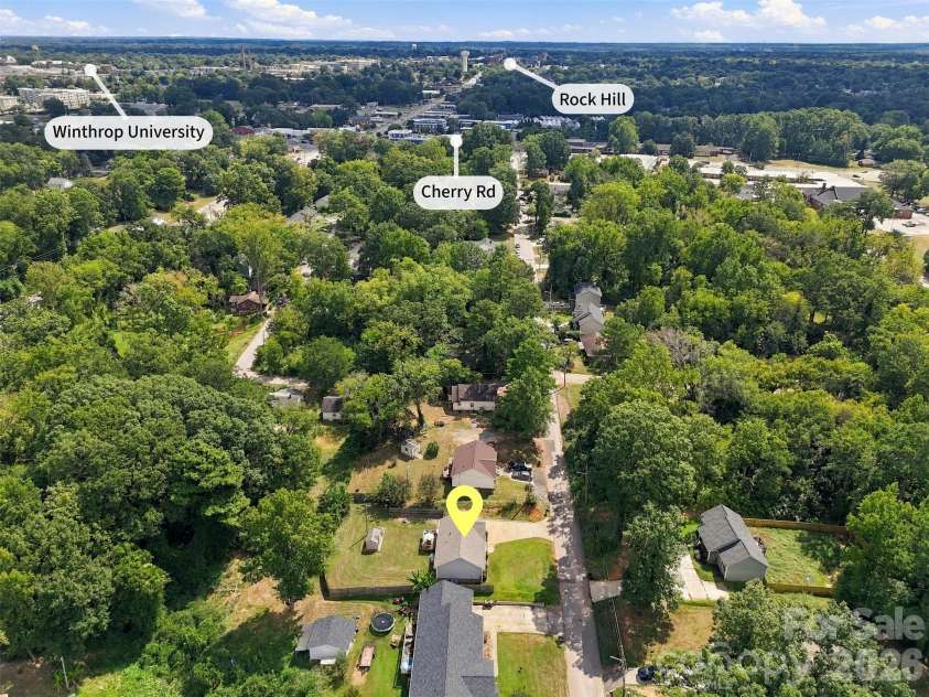 1218 Calhoun Street, Rock Hill, SC 29732.  MLS# CAR4423686, YatesRealty ID 50547. What a great location!