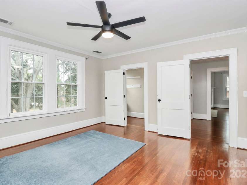 106 Patrick Street, Gastonia, NC 28054.  MLS# CAR4211369, YatesRealty ID 5055. 2nd view of bedroom 3 with a walk in closet.